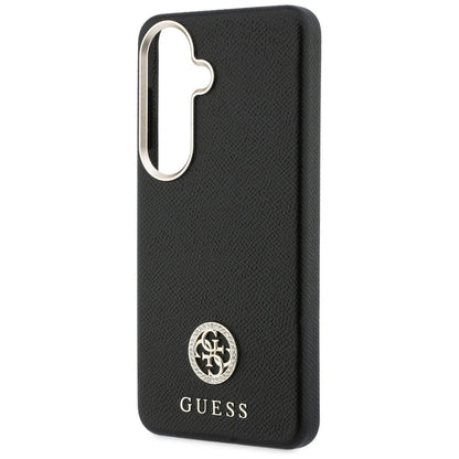MagSafe Case for Samsung Galaxy S26 Plus S947, Guess, Rhinestone Round Logo, Black