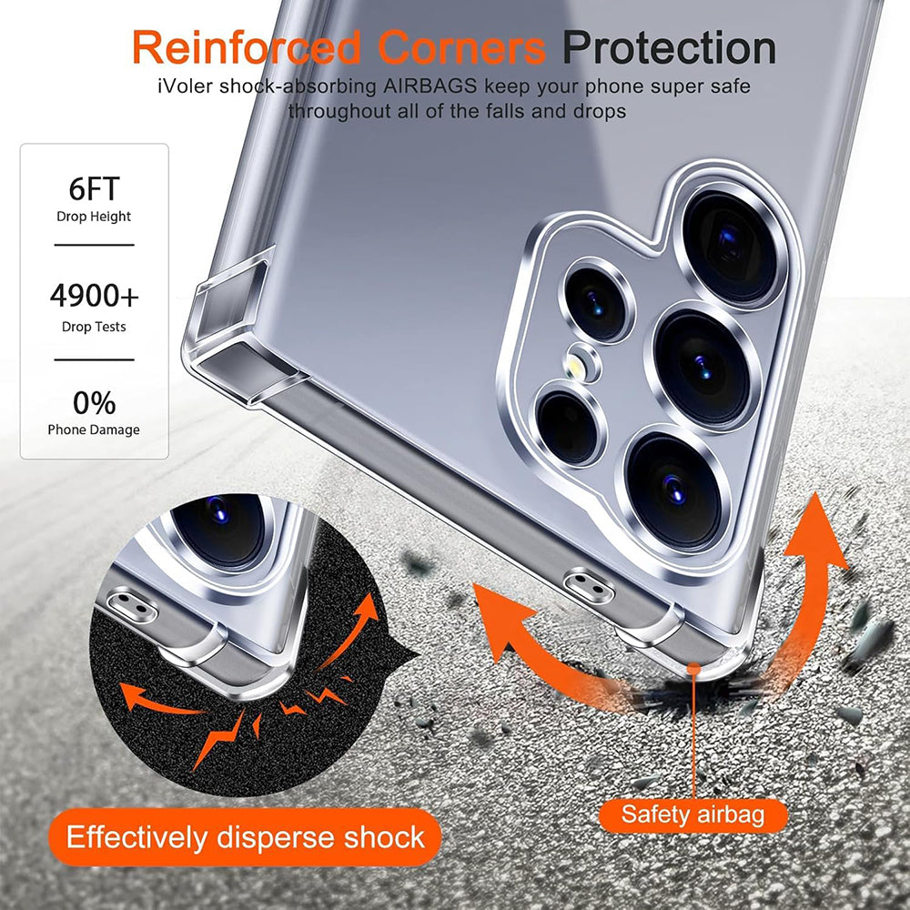 MagSafe Case for Samsung Galaxy S26 Plus S947, Techsuit, Shockproof, Transparent