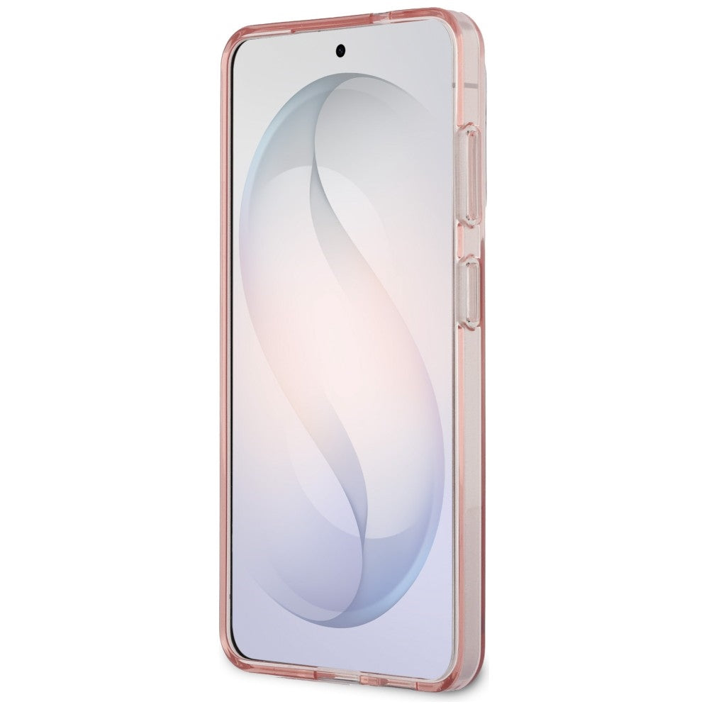 MagSafe Case for Samsung Galaxy S26 S942, Karl Lagerfeld, IML Choupette Head on KL Repeated Logo, Pink