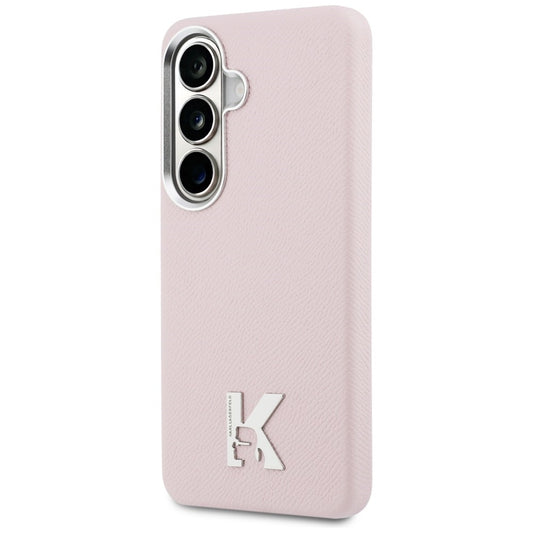 MagSafe Case for Samsung Galaxy S26 S942, Karl Lagerfeld, Karl Head Logo, Pink