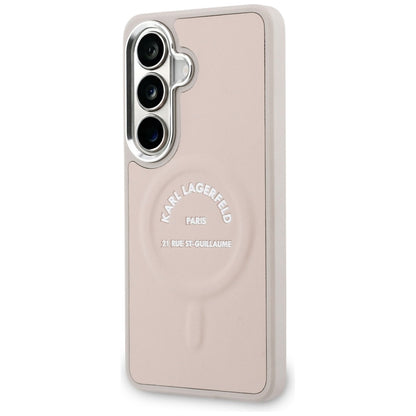 MagSafe Case for Samsung Galaxy S26 S942, Karl Lagerfeld, Karl RSG Logo, Pink