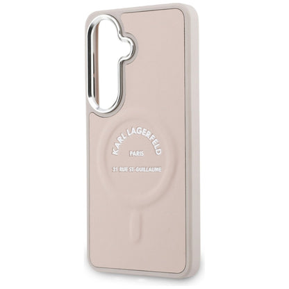 MagSafe Case for Samsung Galaxy S26 S942, Karl Lagerfeld, Karl RSG Logo, Pink