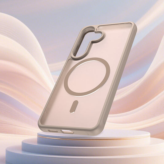 MagSafe Case for Samsung Galaxy S26, Techsuit, HaloFrost II, Gold