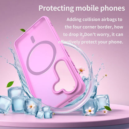 MagSafe Case for Samsung Galaxy S26 S942, Techsuit, HaloFrost II, Pink