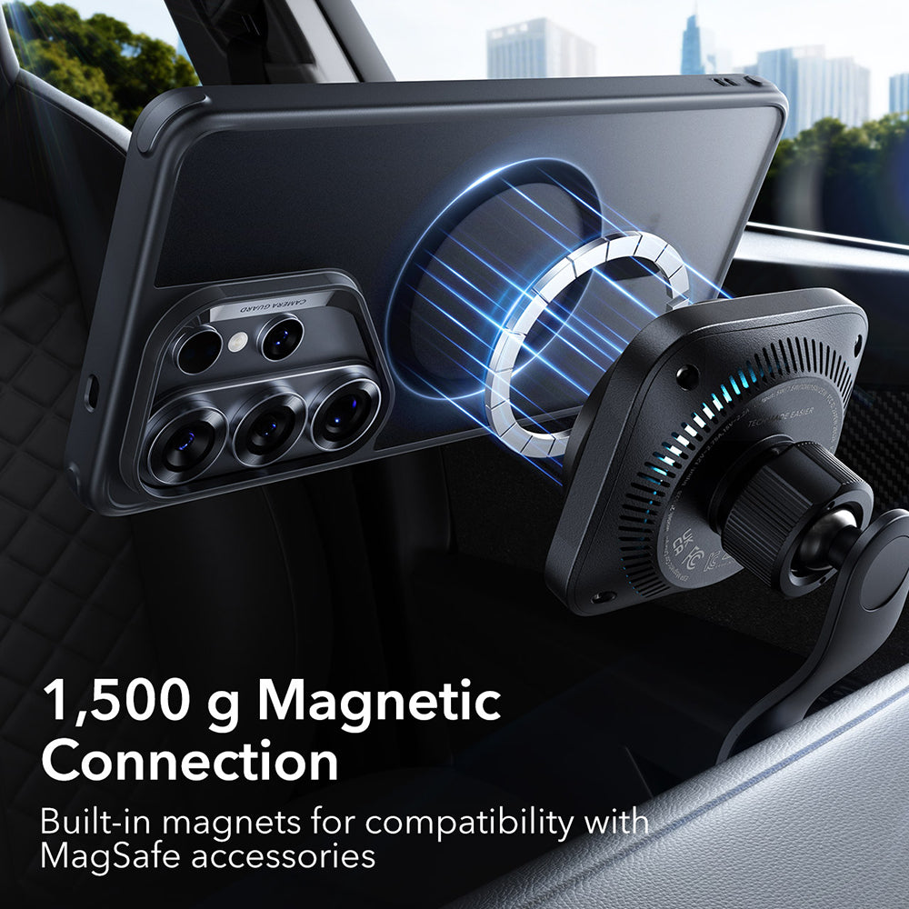 MagSafe Case for Samsung Galaxy S26 Ultra, ESR, Classic Hybrid, Satin Black