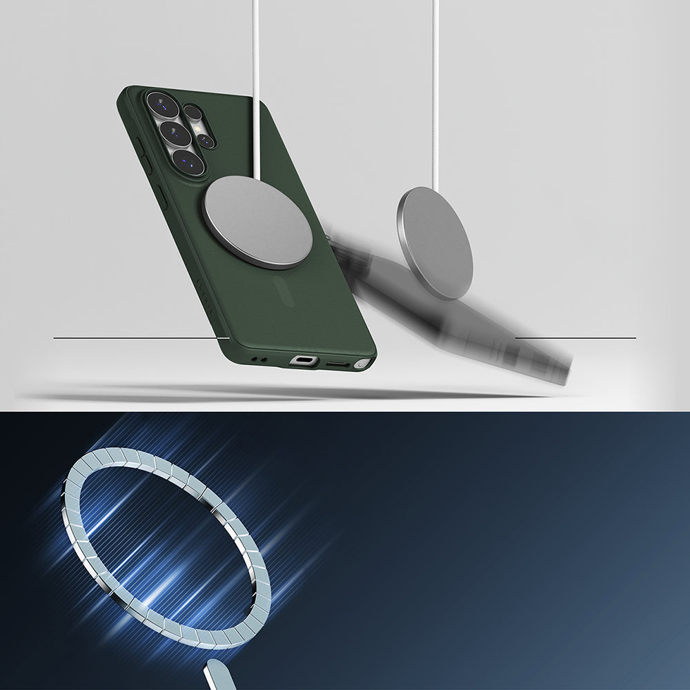 MagSafe Case for Samsung Galaxy S26 Ultra, Ringke, Onyx, Dark Green