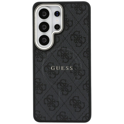 MagSafe Case for Samsung Galaxy S26 Ultra S948, Guess, 4G Embossed Ring, Black