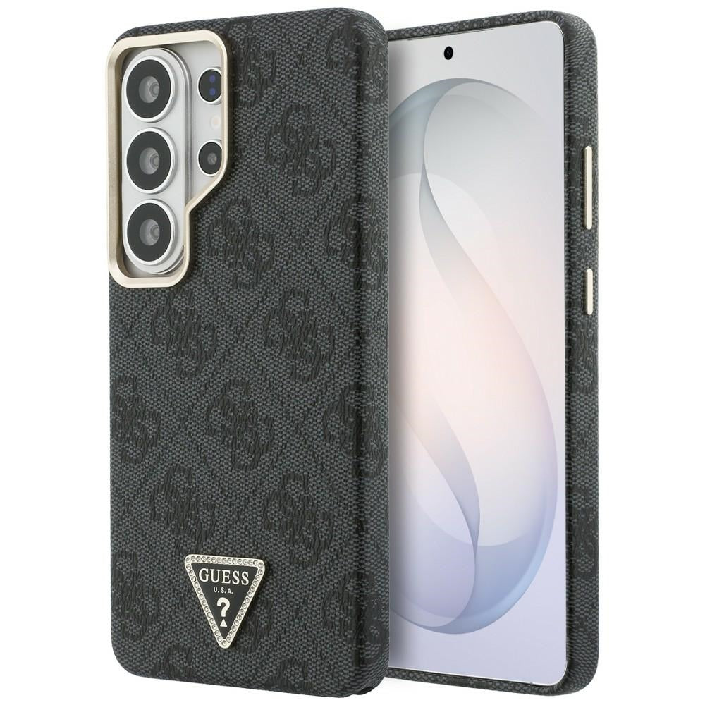 MagSafe Case for Samsung Galaxy S26 Ultra S948, Guess, 4G Triangle Logo, Black