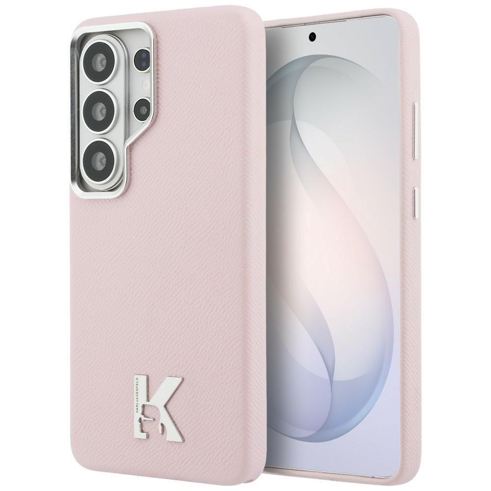 MagSafe Case for Samsung Galaxy S26 Ultra S948, Karl Lagerfeld, Karl Head Logo, Pink