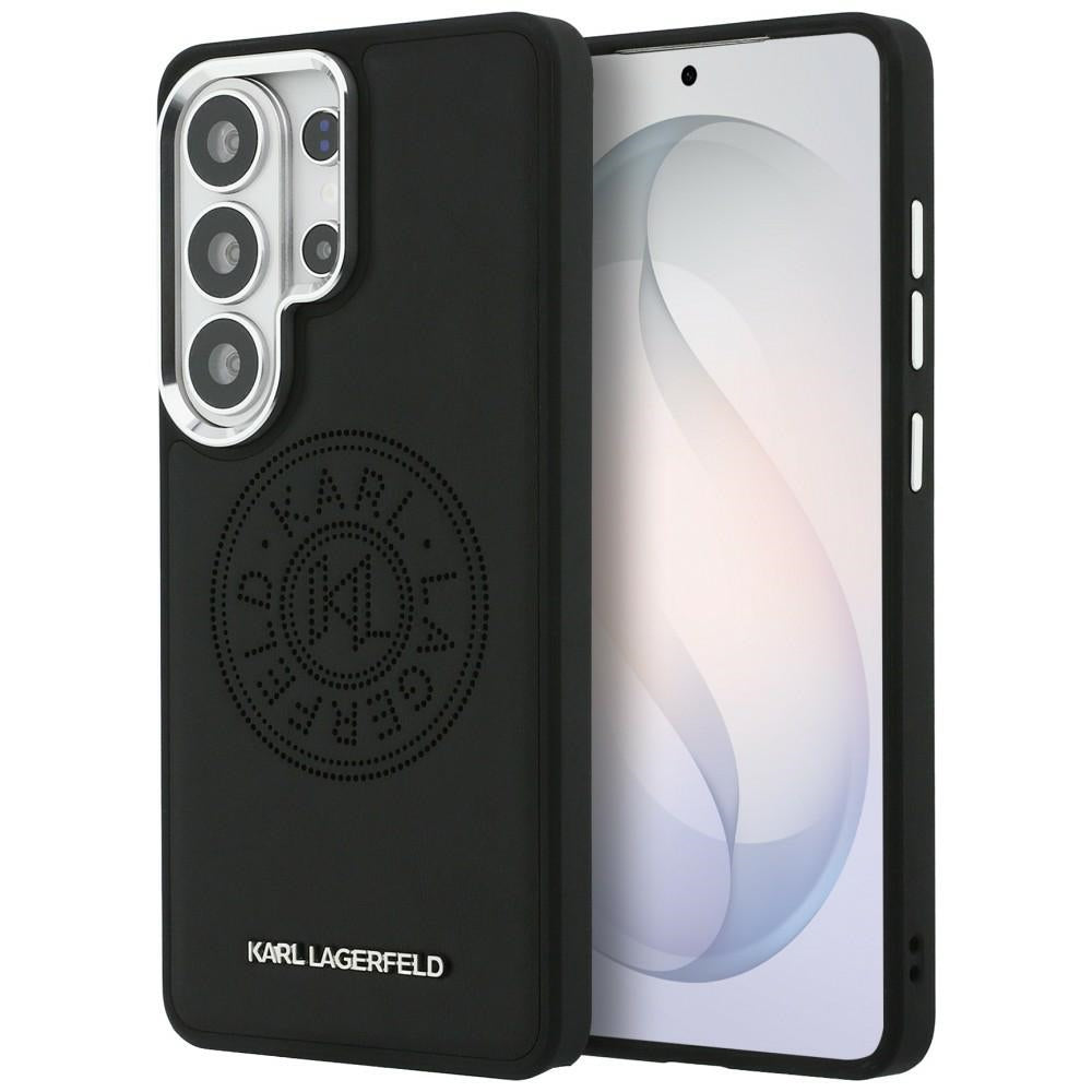 MagSafe Case for Samsung Galaxy S26 Ultra S948, Karl Lagerfeld, Karl Round Point Logo, Black