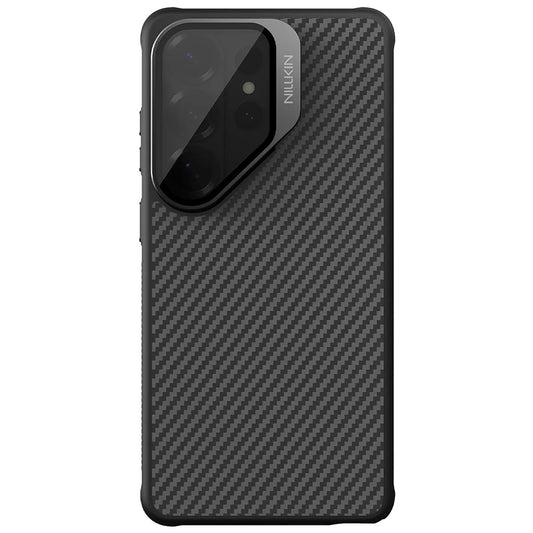 MagSafe Case for Samsung Galaxy S26 Ultra S948, Nillkin, CarboProp with Transparent Black Lens Cover, Black
