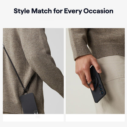 MagSafe Case for Samsung Galaxy S26 Ultra S948, Techsuit, Aramid Fiber, Black