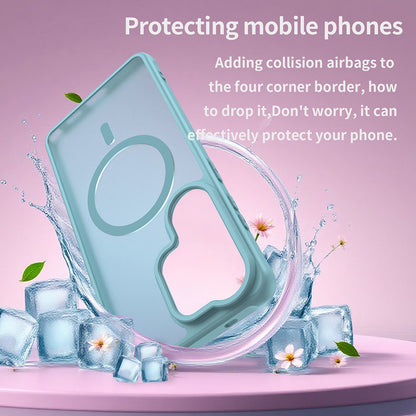 MagSafe Case for Samsung Galaxy S26 Ultra S948, Techsuit, HaloFrost II, Light Green