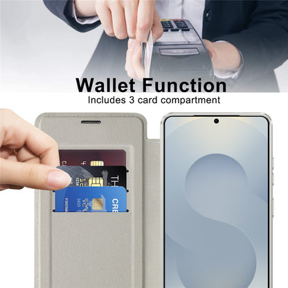 MagSafe Case for Samsung Galaxy S26 Ultra S948, Techsuit, SmartMag Book, Gray