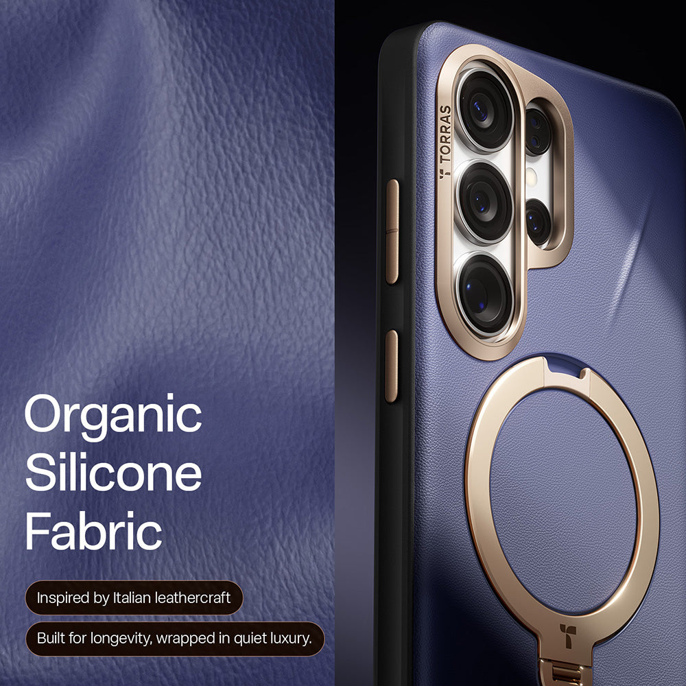 MagSafe Case for Samsung Galaxy S26 Ultra, Torras, QPRO Leather, Purple