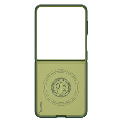 MagSafe Case for Samsung Galaxy Z Flip7 F766, Spigen, Caseology Nano Pop, Green ACS11159