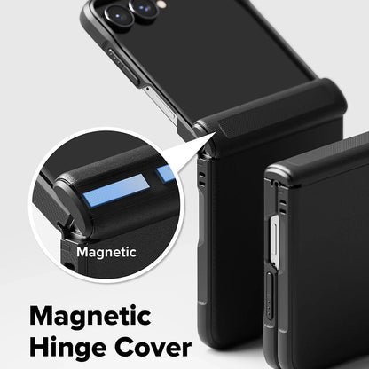 MagSafe Case for Samsung Galaxy Z Flip8 F776, Ringke, Onyx Flap, Black