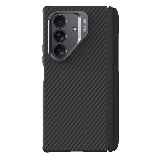 MagSafe Case for Samsung Galaxy Z Fold7 F966, Nillkin, CarboProp with Camera Cutout and S-Pen Holder, Black