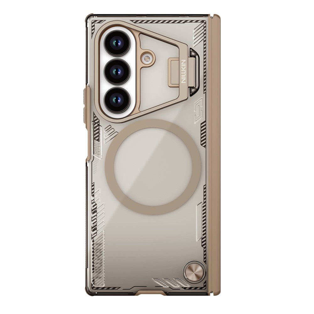 MagSafe Case for Samsung Galaxy Z Fold7 F966, Nillkin, Iceblade Prop with Camera Cutout, Brown