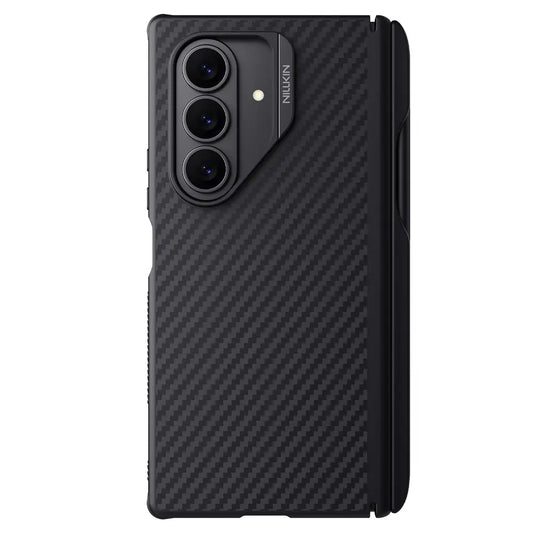 MagSafe Case for Samsung Galaxy Z Fold7 F966, Nillkin, Synthetic Fiber Pro with S-Pen Holder, Black