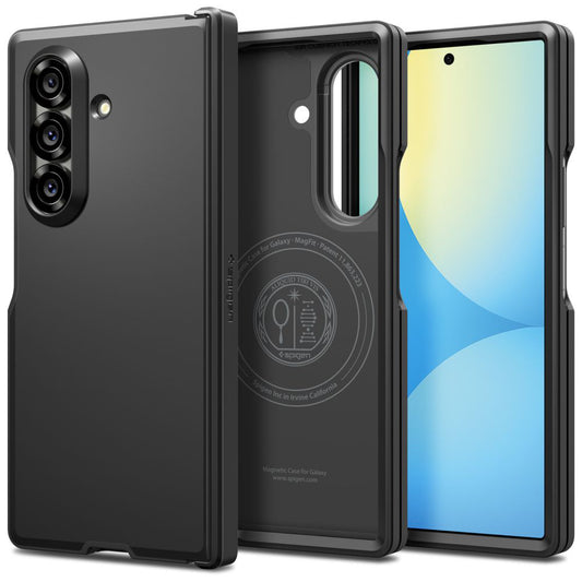 MagSafe Case for Samsung Galaxy Z Fold7 F966, Spigen, Tough Armor Pro, Black ACS09549