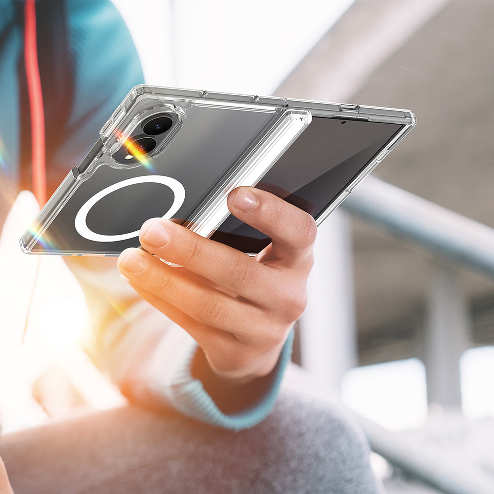 MagSafe Case for Samsung Galaxy Z Fold8 F971, DUX DUCIS, Clear, Transparent
