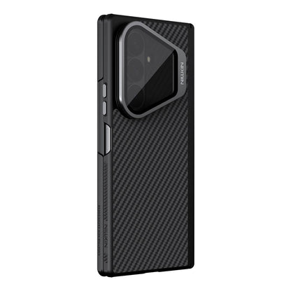 MagSafe Case for Samsung Galaxy Z Fold8 Ultra F976, Nillkin, CarboProp with Transparent Black Lens Cover, Black