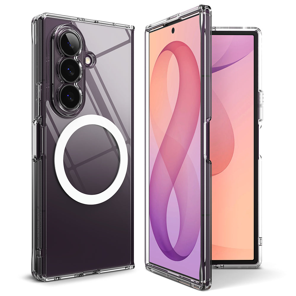 MagSafe Case for Samsung Galaxy Z Fold8 Ultra F976, Ringke, Fusion, Transparent