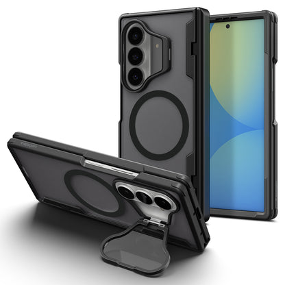 MagSafe Case for Samsung Galaxy Z Fold8 Ultra F976, Spigen, Optik Armor Pro, Black ACS11500