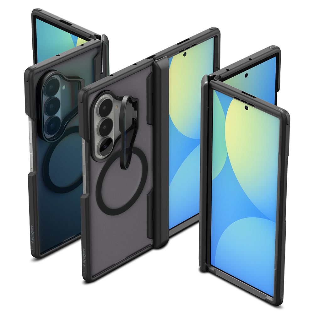 MagSafe Case for Samsung Galaxy Z Fold8 Ultra F976, Spigen, Optik Armor Pro, Black ACS11500