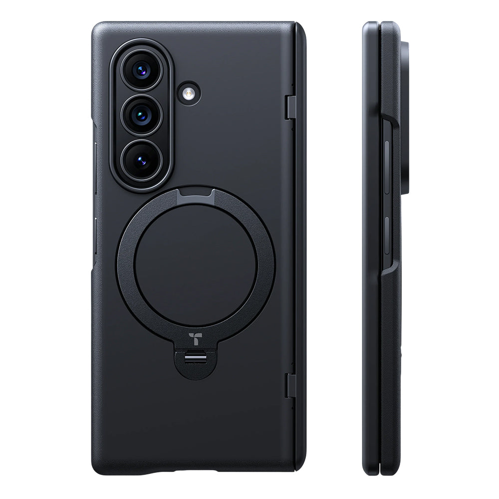 MagSafe Case for Samsung Galaxy Z Fold8 Ultra F976, Torras, Ostand Q3 Spin, Black