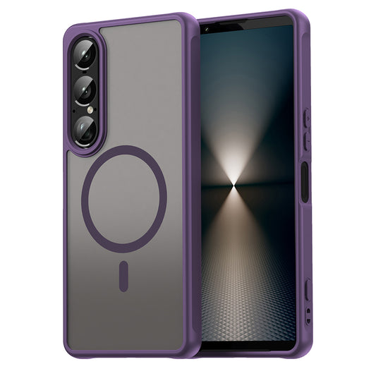 MagSafe Case for Sony Xperia 1 VII, Techsuit, HaloFrost II, Purple