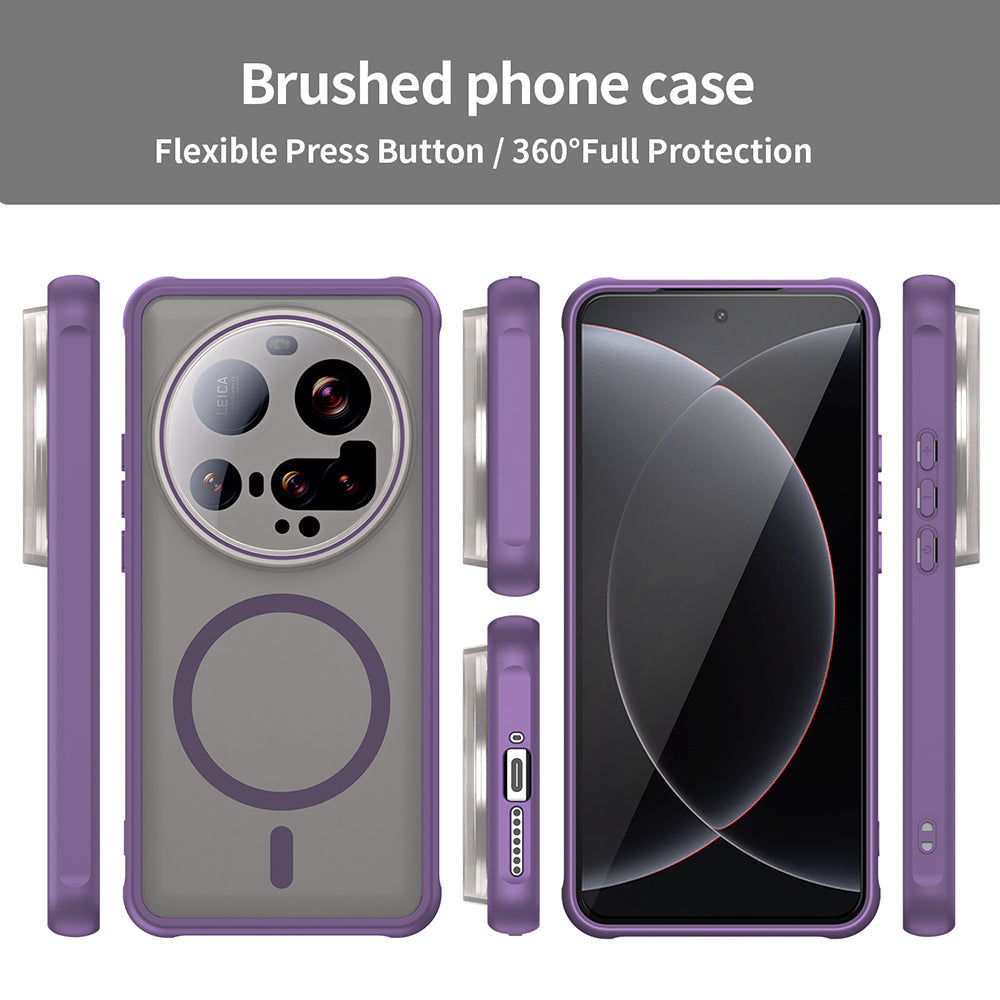 MagSafe Case for Xiaomi 15 Ultra, Techsuit, HaloFrost II, Purple