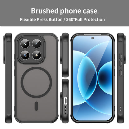 MagSafe Case for Xiaomi 17, Techsuit, HaloFrost II, Light Green