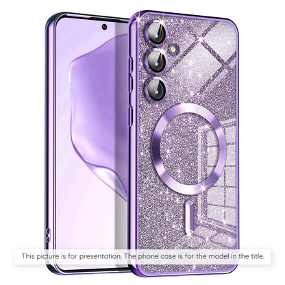 MagSafe Case for Xiaomi 17T Pro, Techsuit, Luxury Glitter, Light Purple