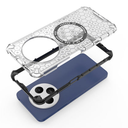 MagSafe Case for Xiaomi Poco C75 / Redmi 14C, Techsuit, HoneyComb Shield, White