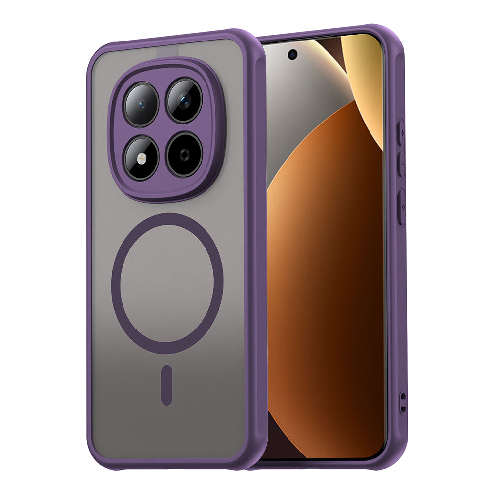 MagSafe Case for Xiaomi Poco M8 Pro / Redmi Note 15 Pro+ 5G, Techsuit, HaloFrost II, Purple