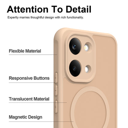 MagSafe Case for Xiaomi Poco X8 Pro Max, Techsuit, HaloFrost II, Gold