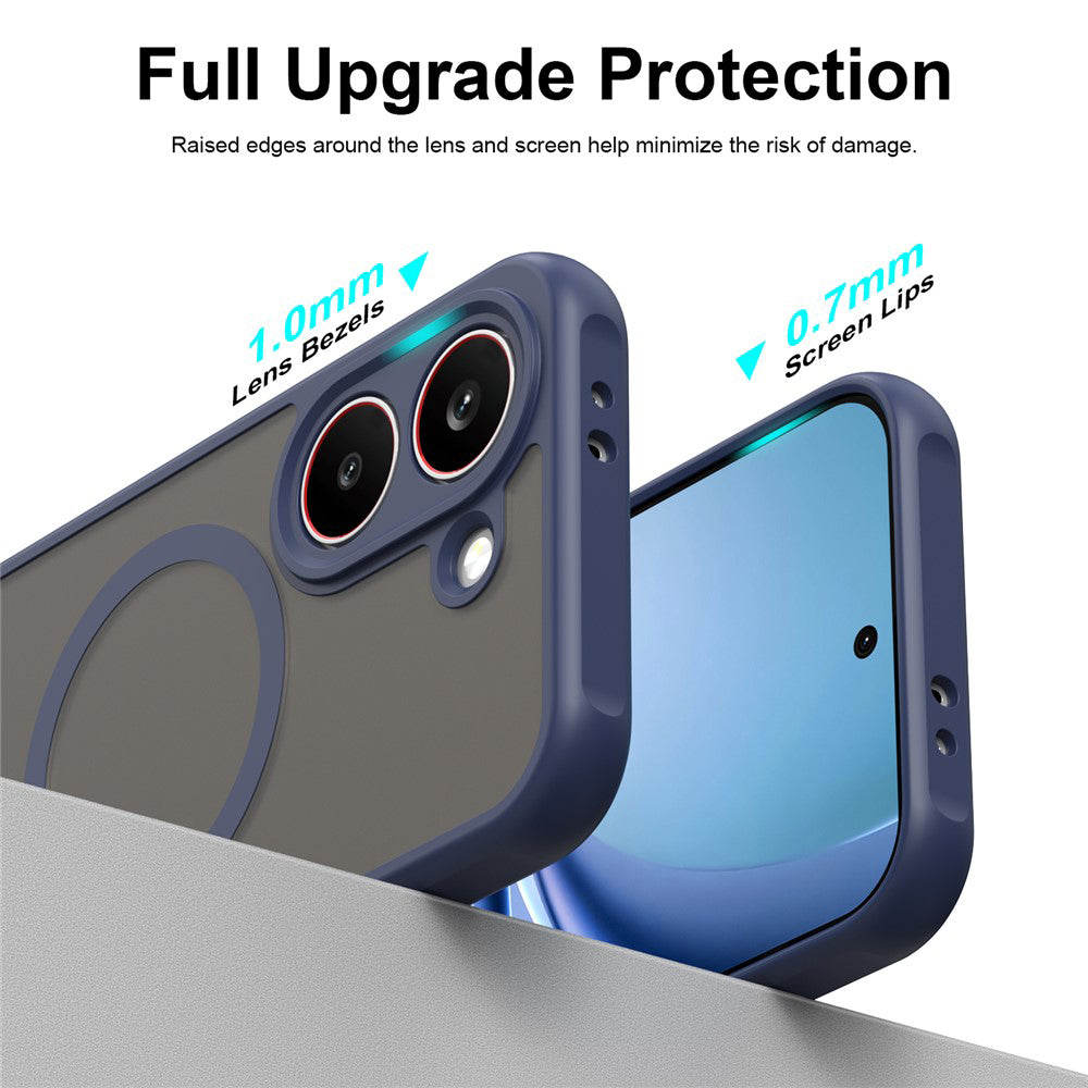 MagSafe Case for Xiaomi Poco X8 Pro, Techsuit, HaloFrost II, Navy Blue