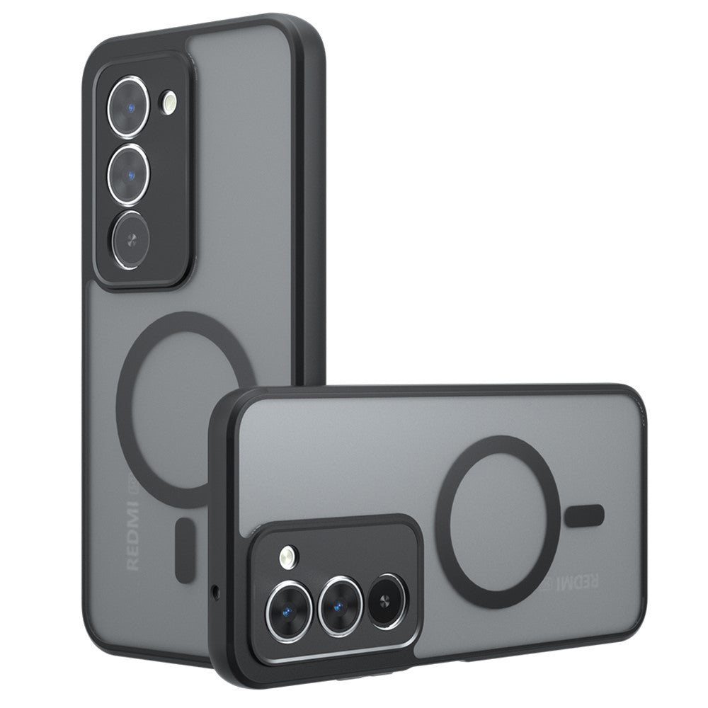 MagSafe Case for Xiaomi Redmi 15 5G / 15 4G, Techsuit, PureFrost, Satin Black