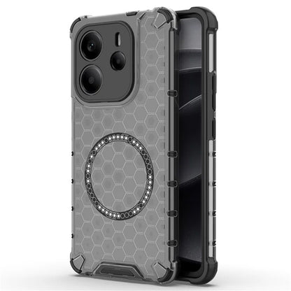MagSafe Case for Xiaomi Redmi Note 14 4G (Regional), Techsuit, HoneyComb Shield, Black