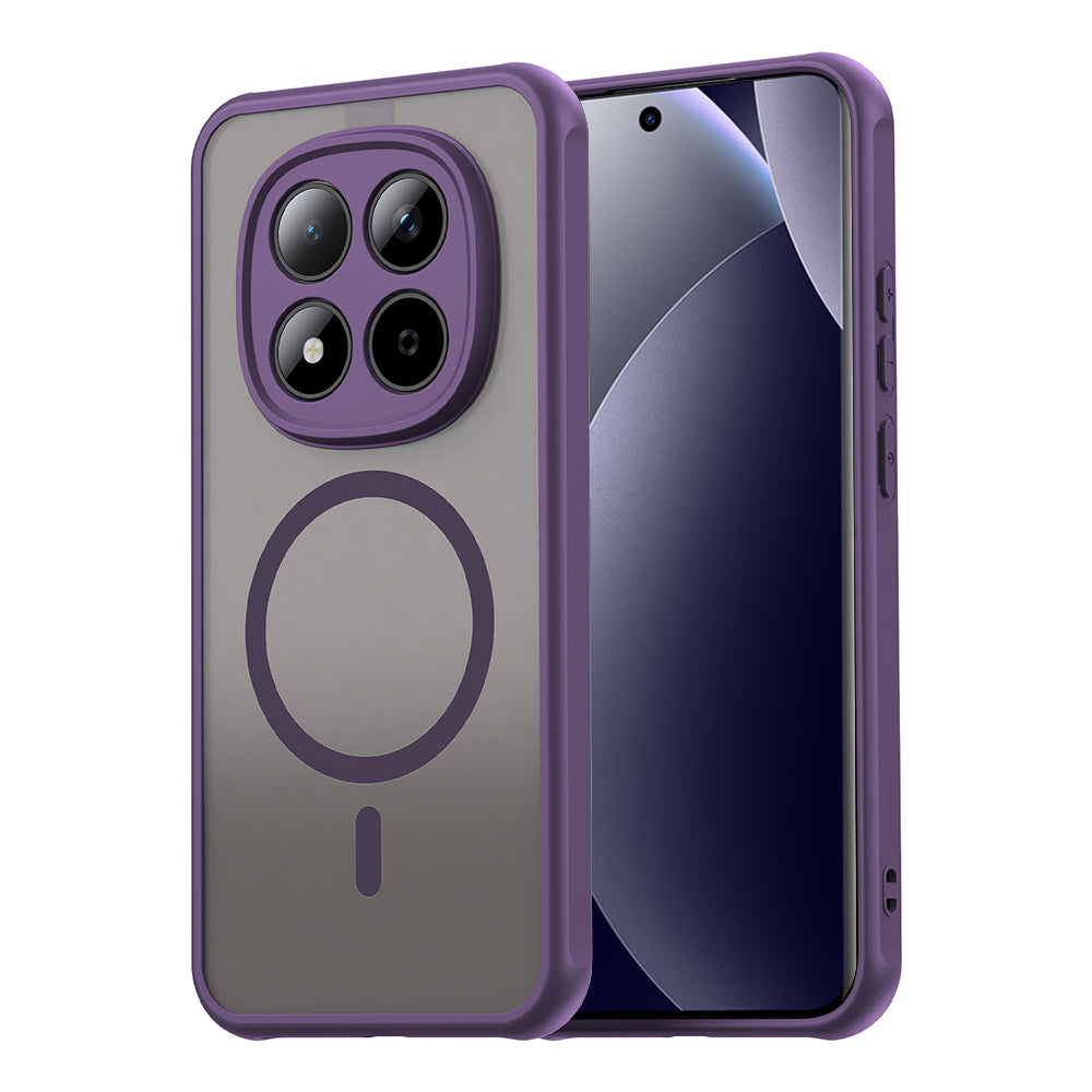 MagSafe Case for Xiaomi Redmi Note 15 Pro 5G, Techsuit, HaloFrost II, Purple