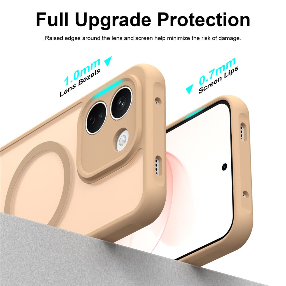 MagSafe Case for Xiaomi Redmi Note 17 Pro, Techsuit, HaloFrost II, Gold