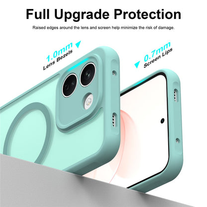 MagSafe Case for Xiaomi Redmi Note 17 Pro, Techsuit, HaloFrost II, Light Green