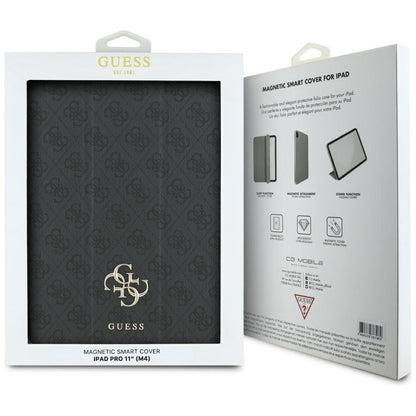 Case for Apple iPad Pro 11 (2024), Guess, 4G Big Logo, Black