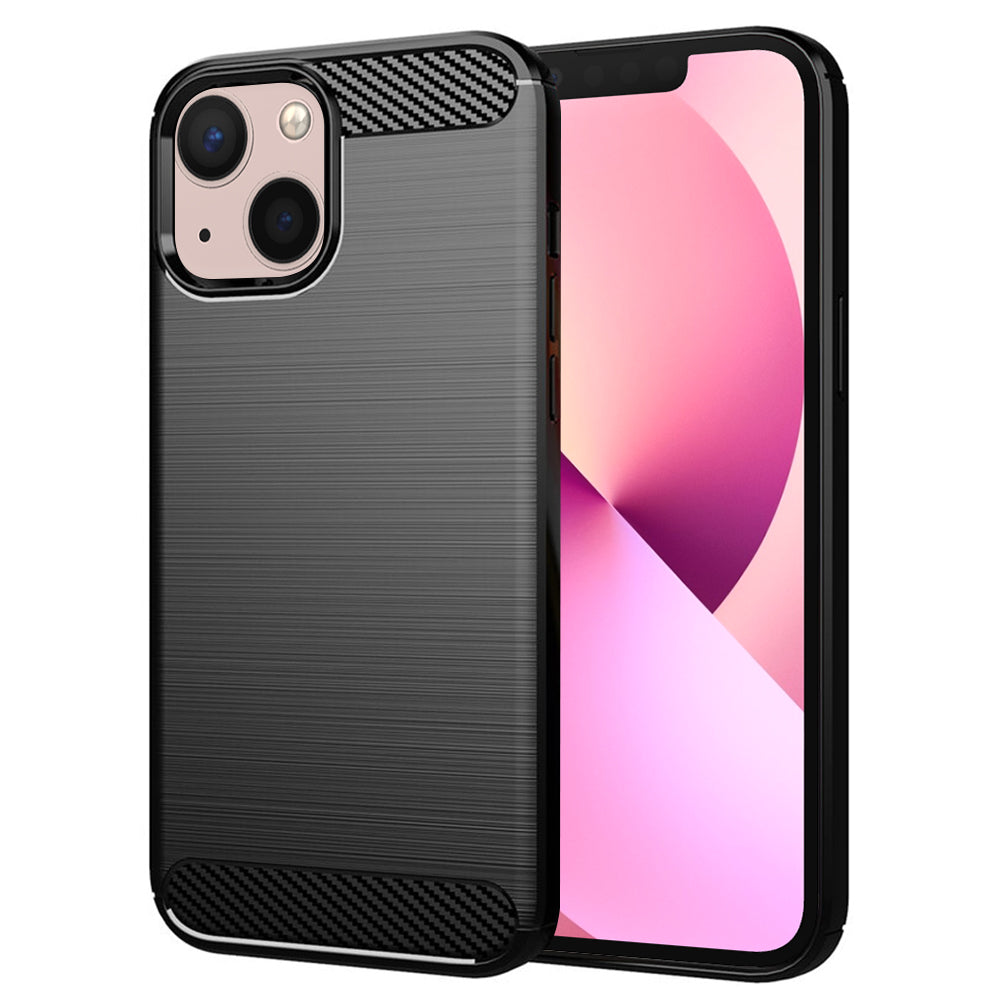 Case for Apple iPhone 13, Techsuit, Carbon, Black