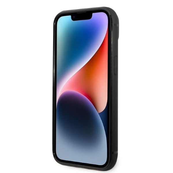 Case for Apple iPhone 14 Plus, Karl Lagerfeld, Cardslots Signature Logo, Black