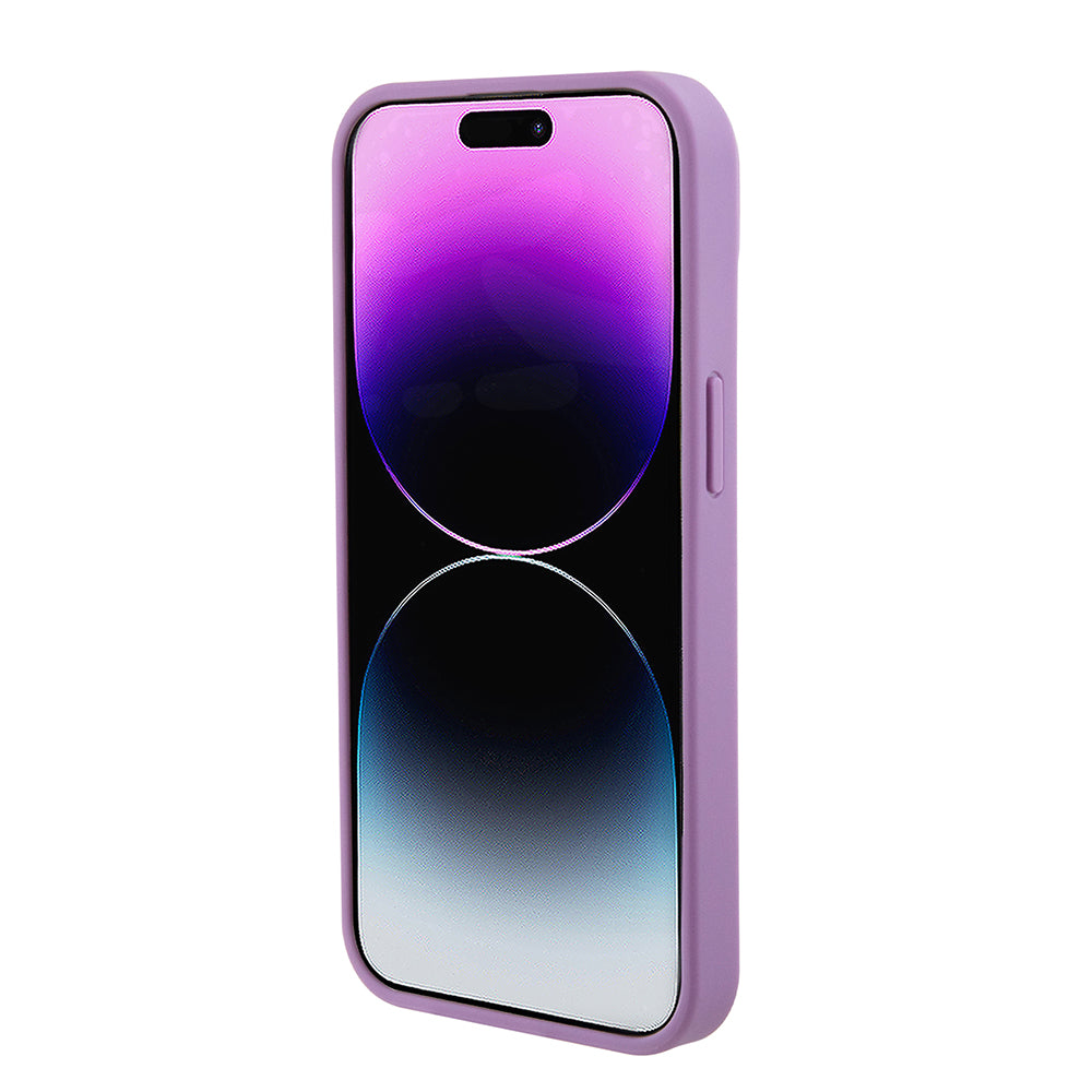 Case for Apple iPhone 15, Guess, 4G Stamped, Light Purple