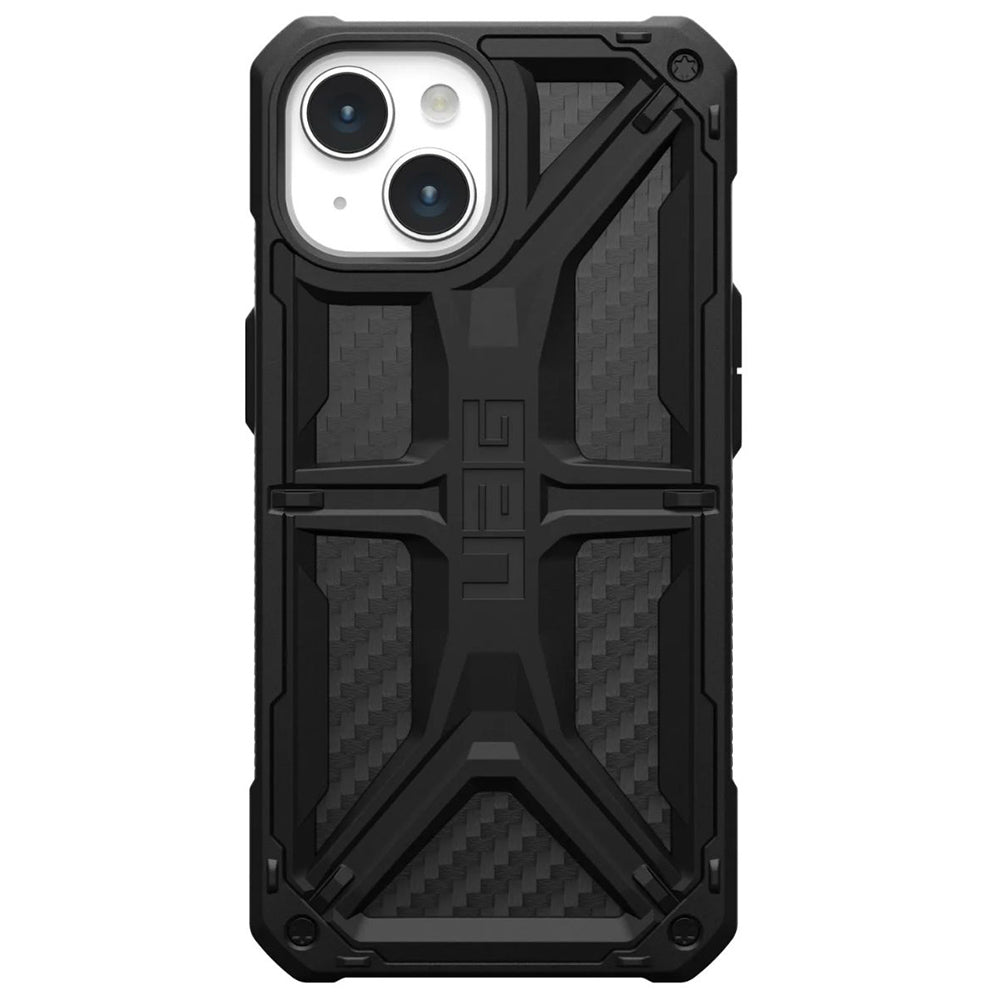 Case for Apple iPhone 15 Plus, Urban Armor Gear, Monarch Carbon, Black