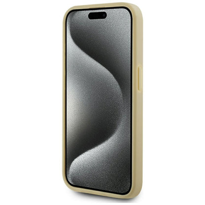 Case for Apple iPhone 15 Pro Max, Karl Lagerfeld, Metal Signature, Gold